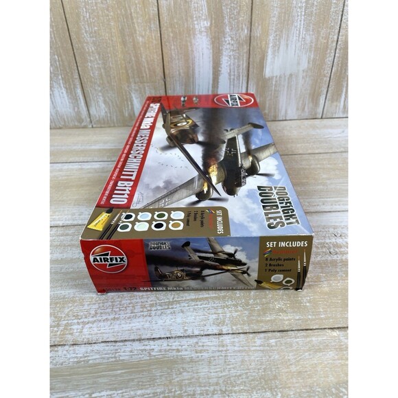 Airfix 1:72 Spitfire Mk.Ia Messerschmitt Bf110 Model Kit A50128 Dogfight Doubles - Picture 15 of 15